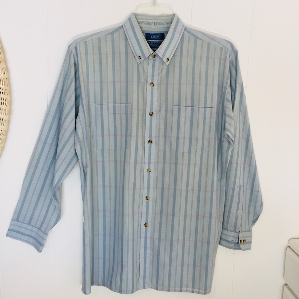 Vintage Crew Single Needle Tailoring Button Down Shirt